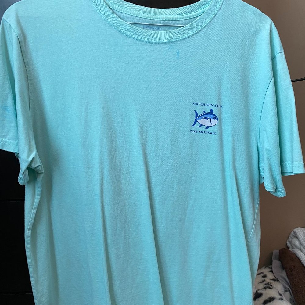 Southern Tide "The Skipjack" Shirt in Teal